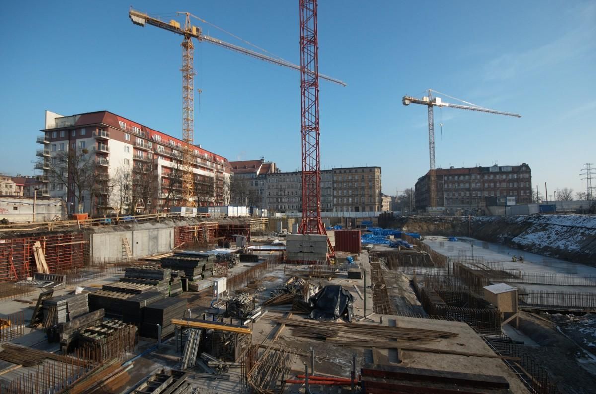 Wrocław - inwestycja budowlana w centrum